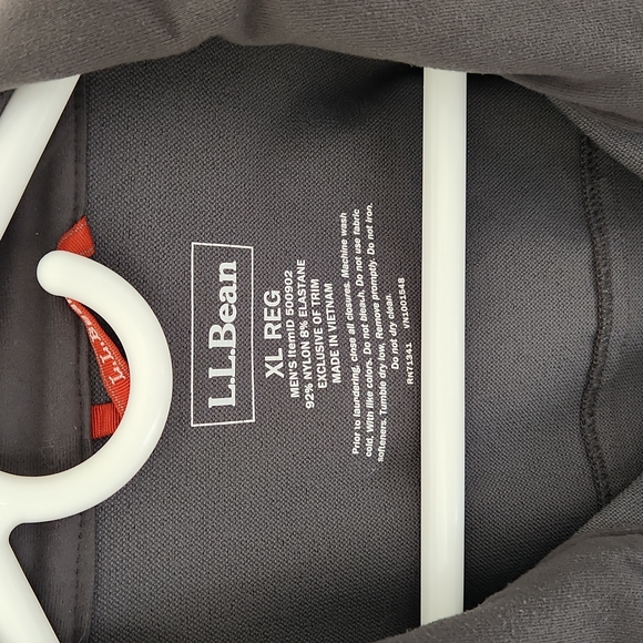 LL Bean Gray Mens Lightly lined jacket, size XL - Picture 2 of 5